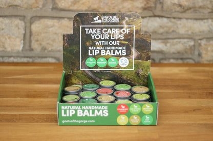 Display Box of 30 Lip Balms 6x5