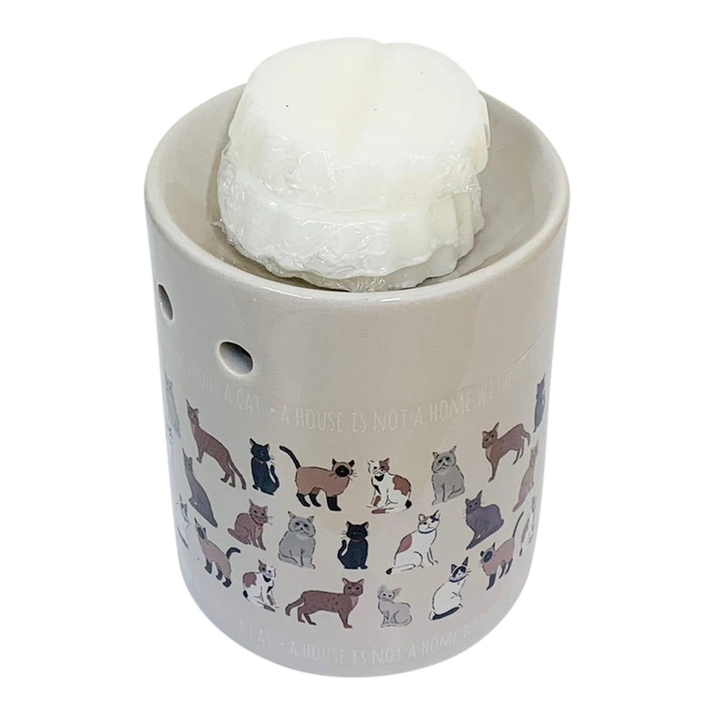 Pet Cat Design Oil Burner with Wax Melts