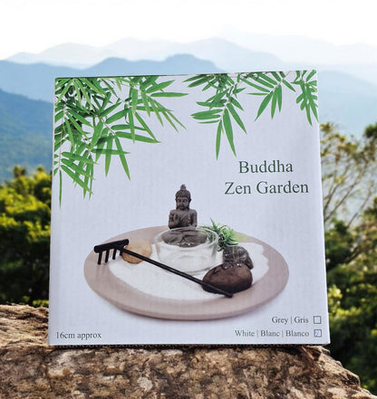 Buddha Zen Garden Self Assembly Grey 16cm