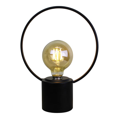 Free Standing Round Wire Lamp