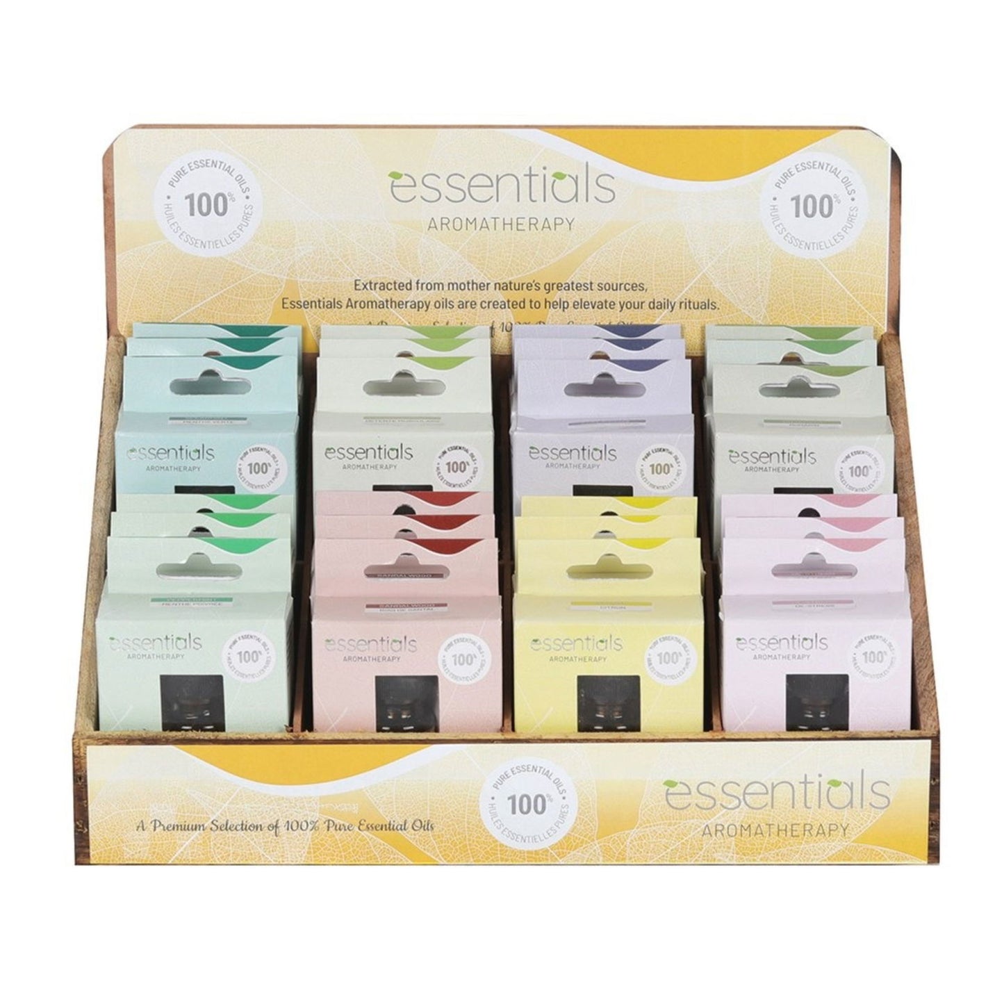 Pack of 8 x 10ml Essentials Aromatherapy Oil