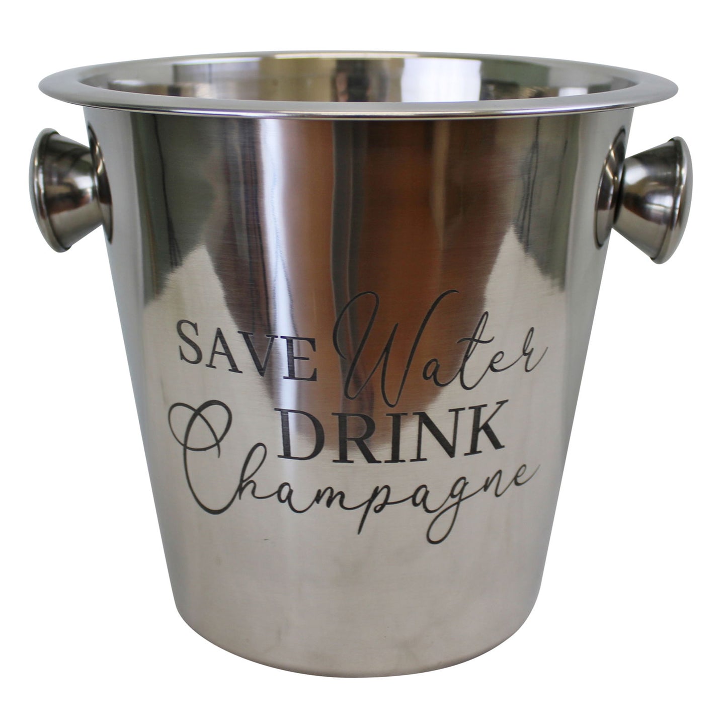 Stainless Steel Champagne Bucket With Handles