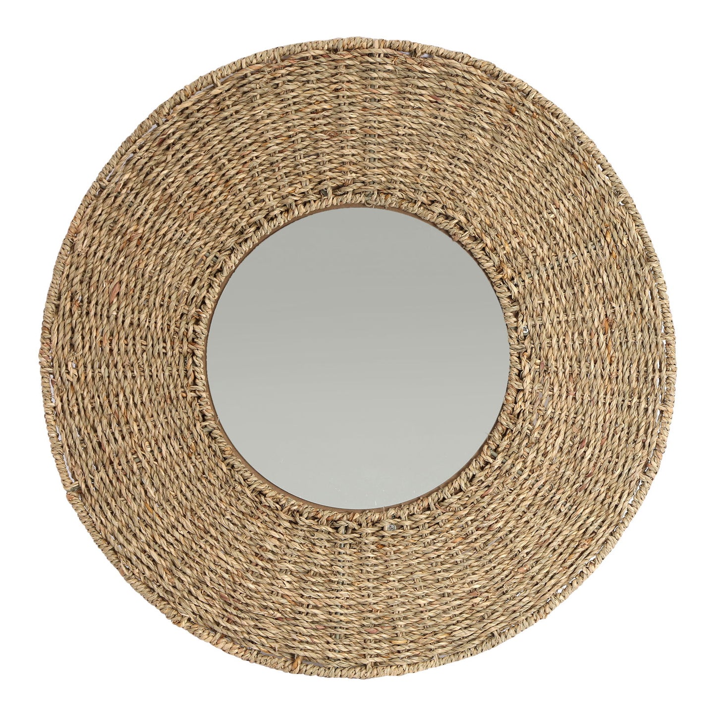 Natural Seagrass Mirror 50cm