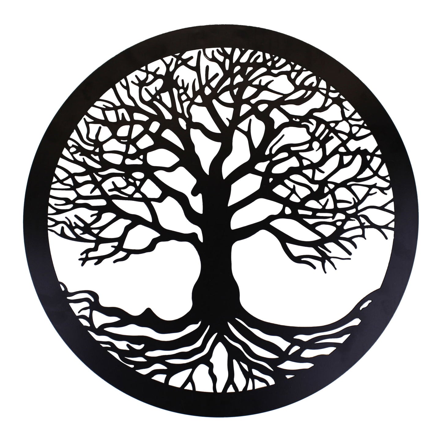 Tree Of Life Black Metal Wall Decor