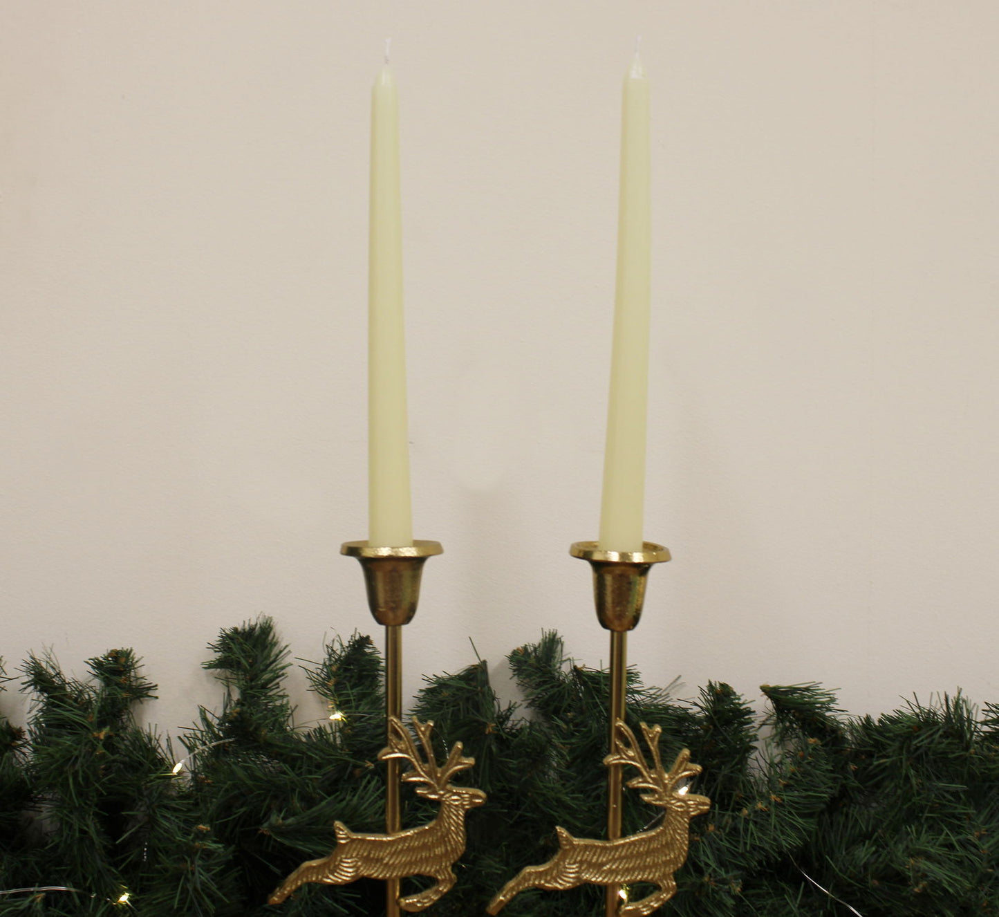 Set of Two Fig and Wood Sage Taper Candles