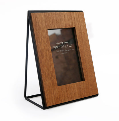 Wooden & Wire Photo Frame 4x6"