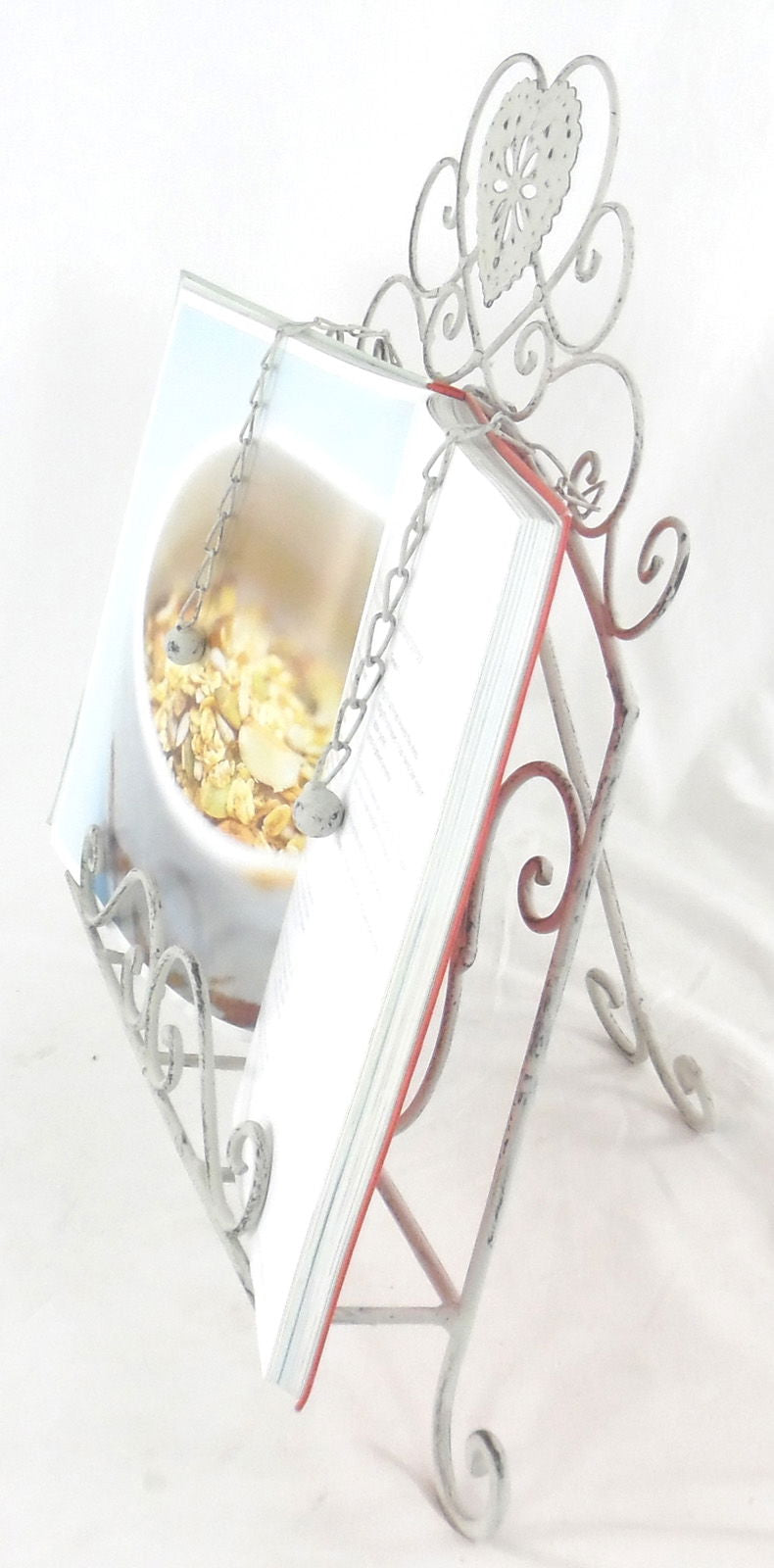 Grey Heart Cookery Book Holder